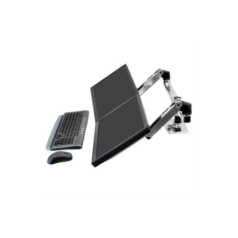 Ergotron LX Series 45-245-026 supporto da tavolo per Tv a schermo piatto 68,6 cm (27") Argento Scrivania