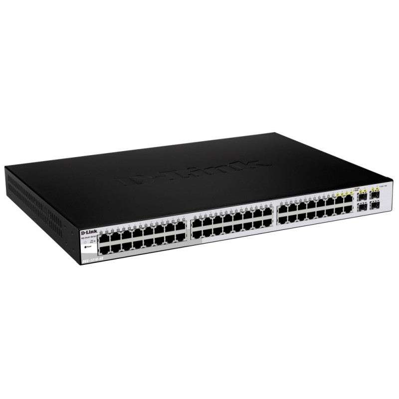 D-Link DGS-1210-48 switch di rete Gestito L2 Nero