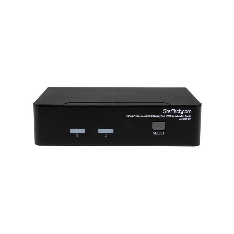 StarTech.com Switch KVM DisplayPort USB professionale a 2 porte con audio