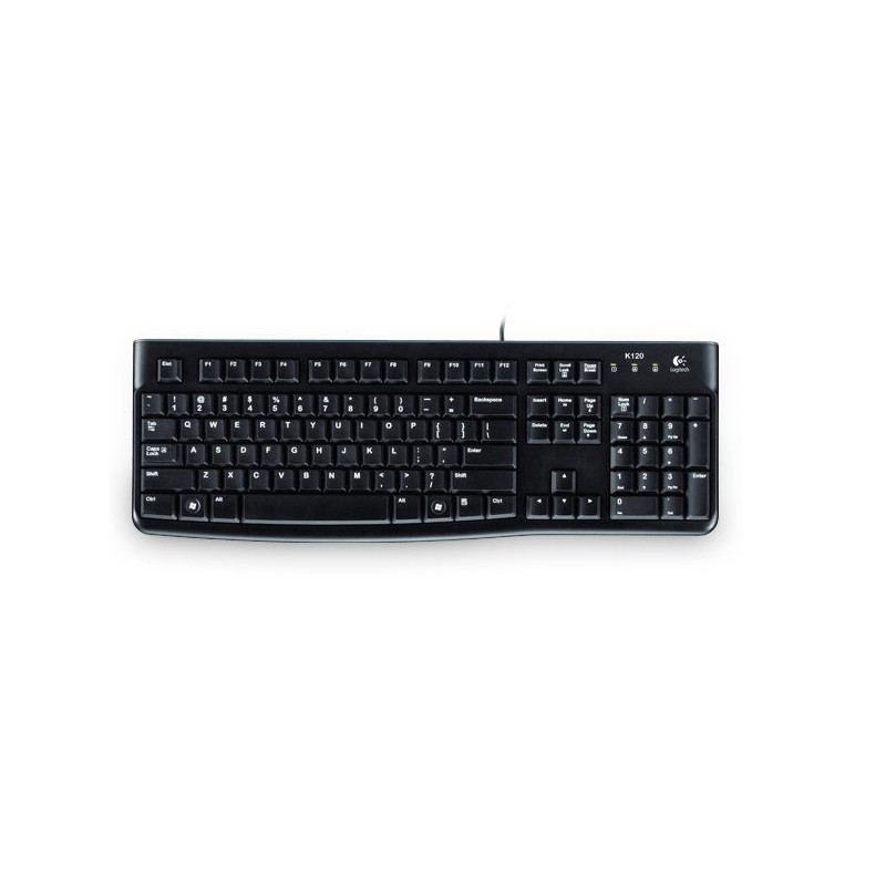 Logitech Keyboard K120 for Business tastiera USB QWERTZ Tedesco Nero