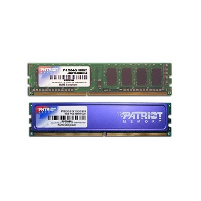 Patriot Memory PSD34G13332 memoria 4 GB DDR3 1333 MHz