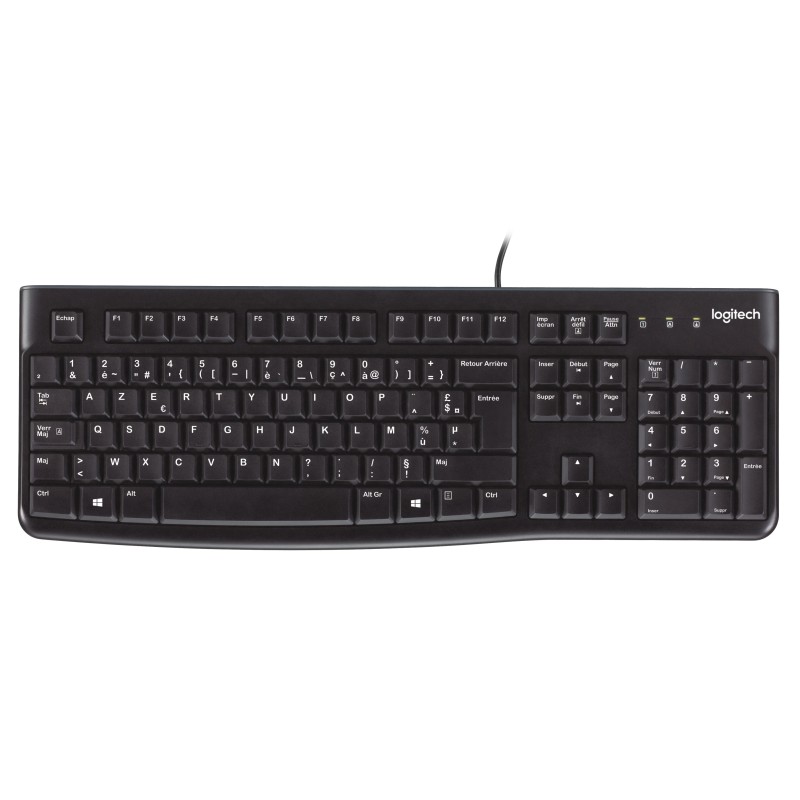 Logitech Keyboard K120 for Business tastiera USB AZERTY Francese Nero