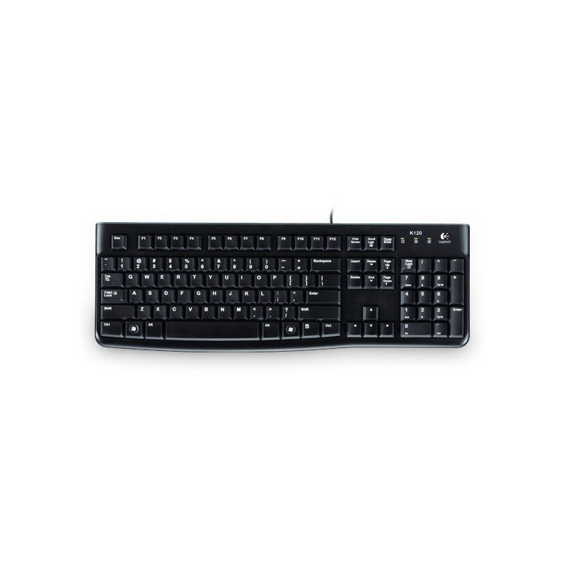 Logitech Keyboard K120 for Business tastiera USB QWERTY Italiano Nero