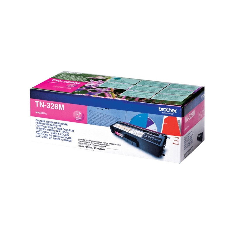 Brother TN-328M cartuccia toner 1 pz Originale Magenta