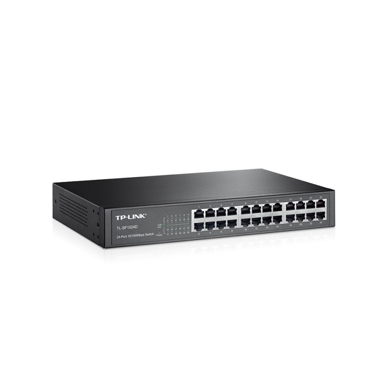 TP-Link TL-SF1024D Non gestito Fast Ethernet (10 100) 1U Nero