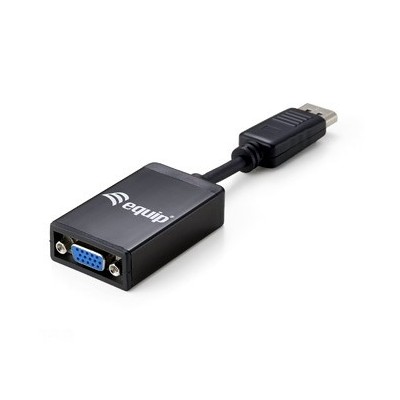 Equip 133435 cavo e adattatore video 0,15 m DisplayPort VGA Nero
