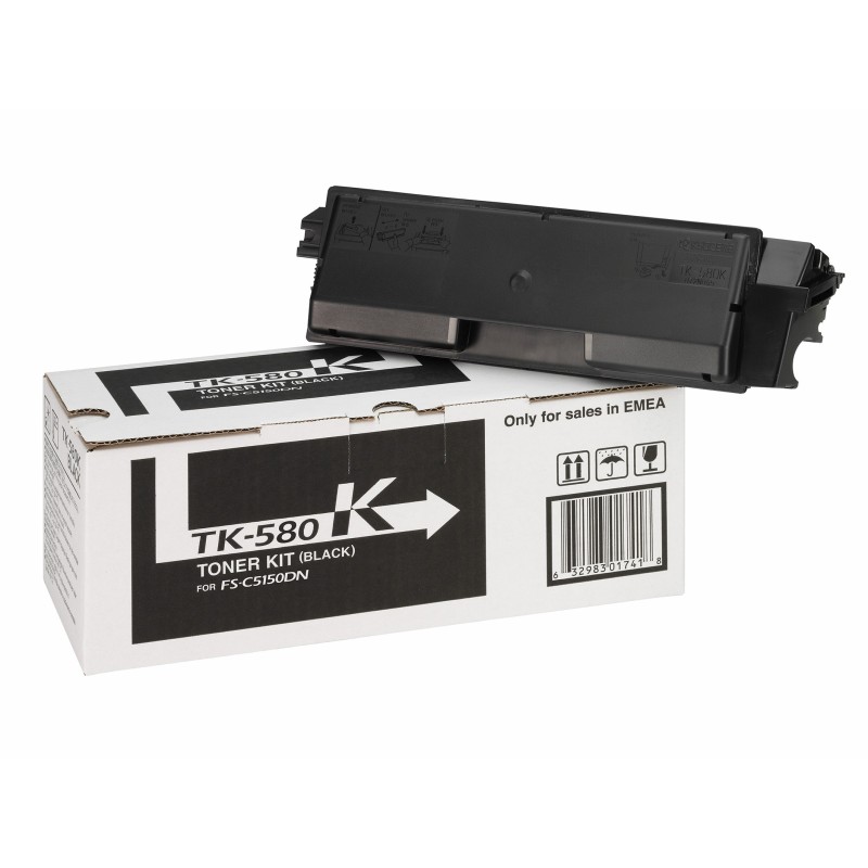 KYOCERA TK-580K cartuccia toner 1 pz Originale Nero