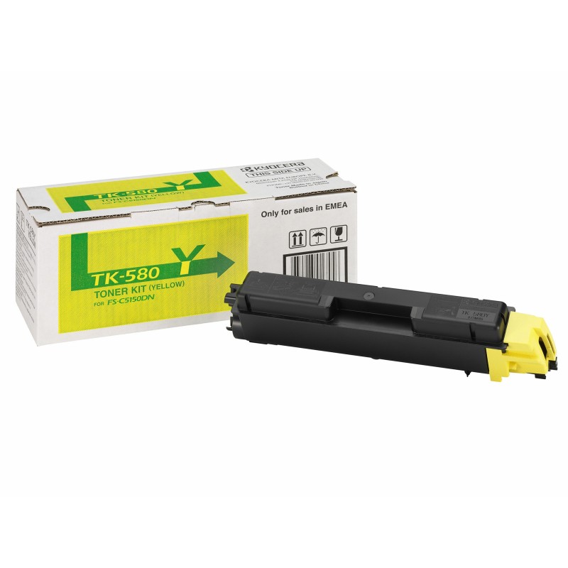 KYOCERA TK-580Y cartuccia toner 1 pz Originale Giallo