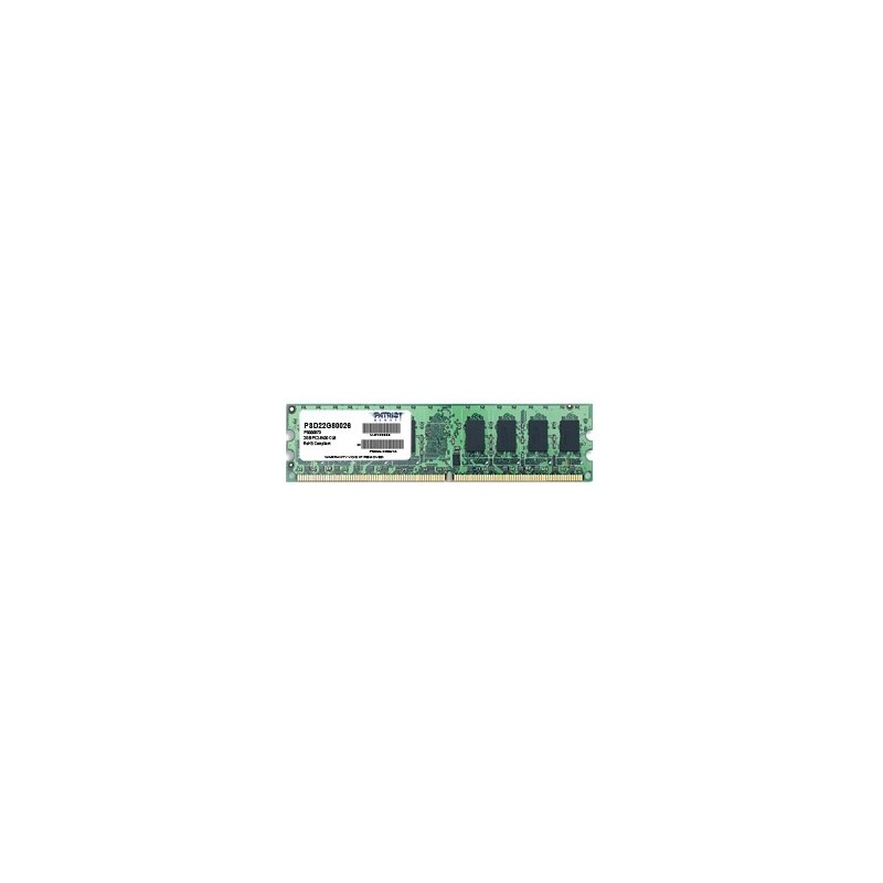 Patriot Memory 2GB PC2-6400 memoria 1 x 2 GB DDR2 800 MHz