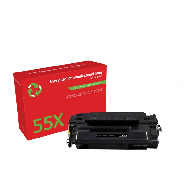 Everyday Toner rigenerato ™ di Xerox Mono compatibile con HP 55X (CE255X), High capacity