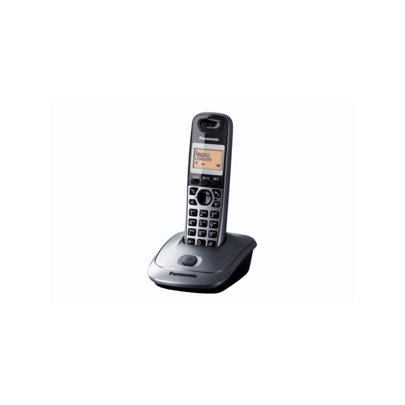 Panasonic KX-TG2511JTT telefono Telefono DECT Identificatore di chiamata Titanio