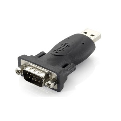 Equip 133382 adattatore per inversione del genere dei cavi USB A RS-232 Nero