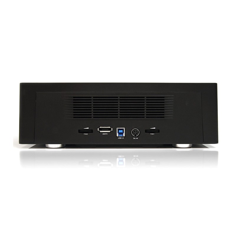 StarTech.com Docking Station per Hard Disk a 4 Slot - Duplicatore ed Eraser USB 3.0 eSATA per SSD HDD SATA - Dock Standalone