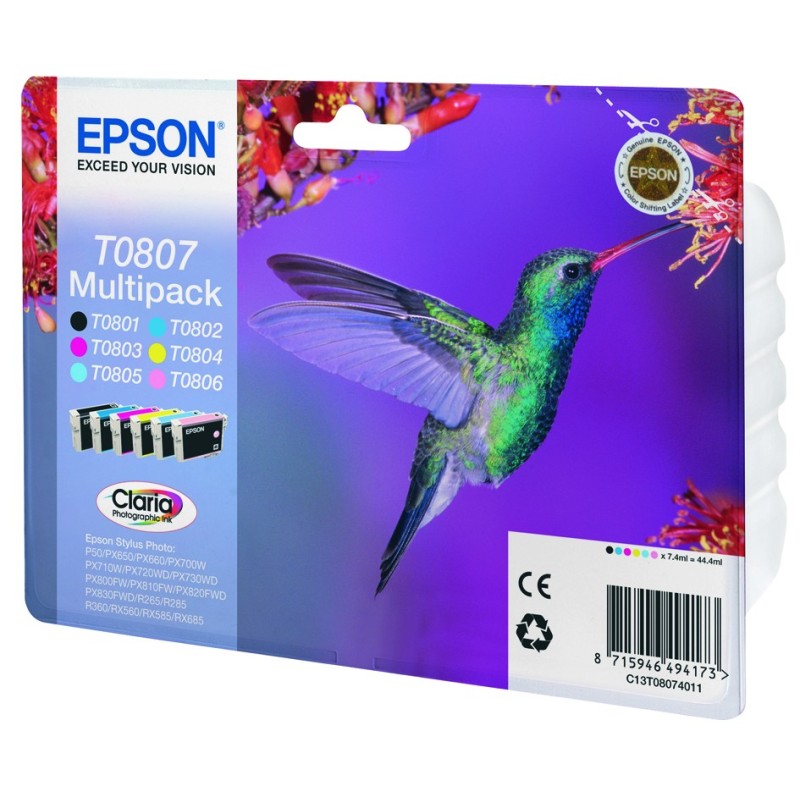 Epson Hummingbird Multipack a 6 colori