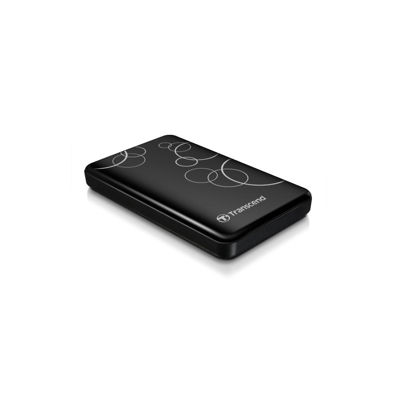 Transcend StoreJet 25A3K disco rigido esterno 1 TB Nero