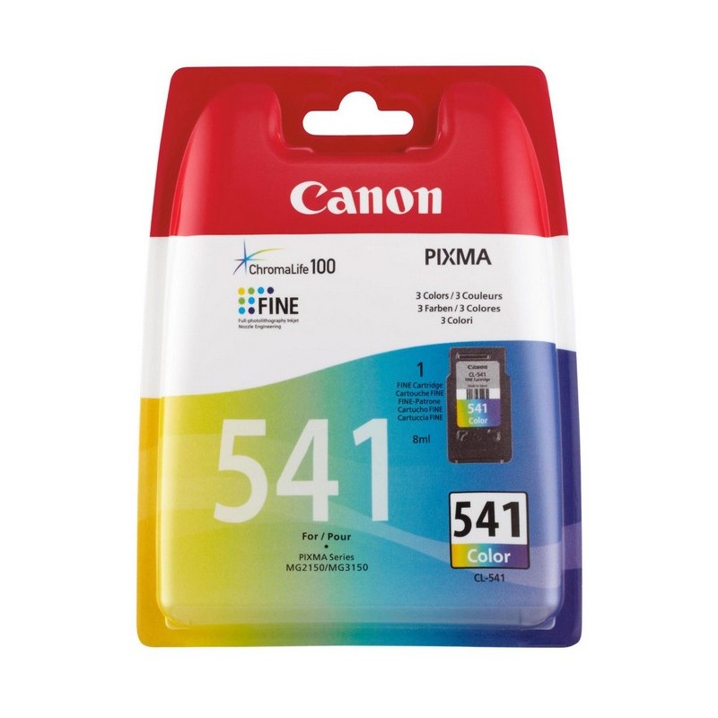 Canon CL-541 Colour cartuccia d'inchiostro 1 pz Originale Ciano, Magenta, Giallo