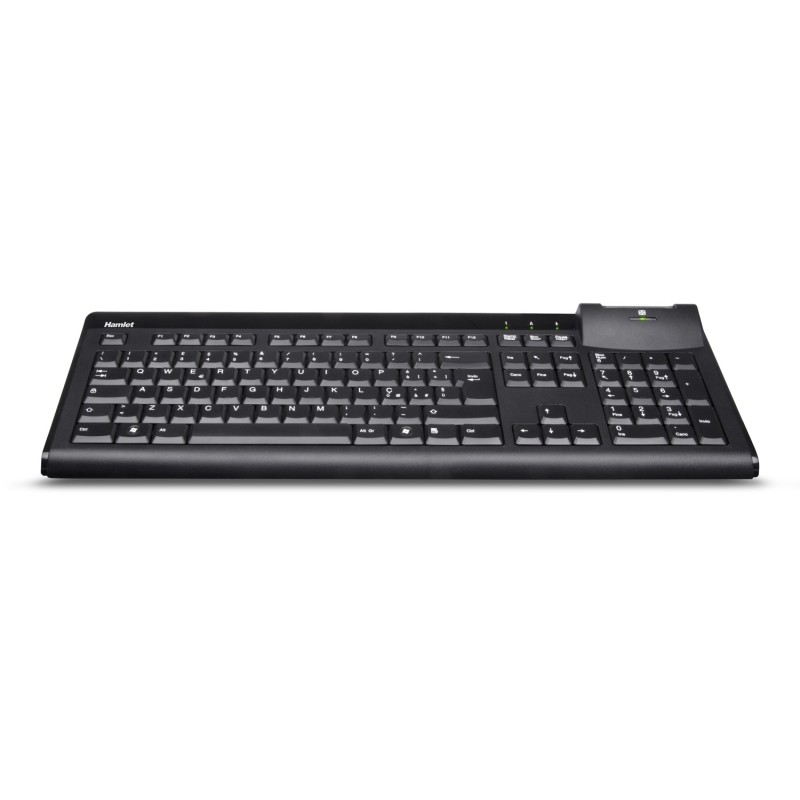 Hamlet Smart Card Keyboard tastiera usb professionale con lettore smart card integrato