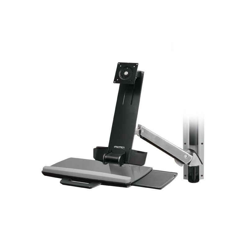 Ergotron Styleview Sit-Stand Combo Arm 61 cm (24") Alluminio Parete