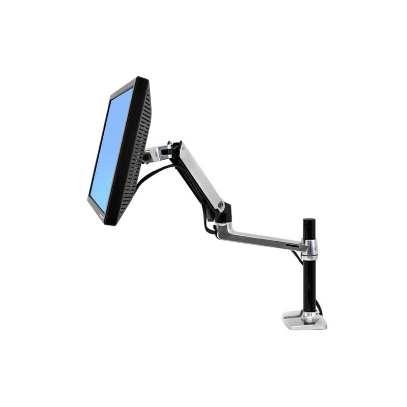 Ergotron LX Series Desk Mount LCD Arm, Tall Pole 86,4 cm (34") Nero Scrivania