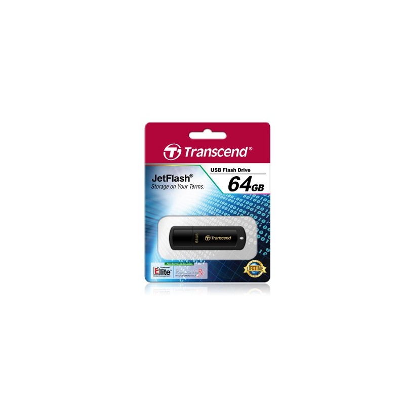 Transcend JetFlash 350 unità flash USB 64 GB USB tipo A 2.0 Nero