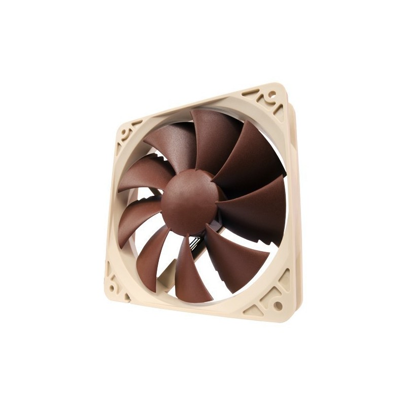 Noctua NF-P12 PWM sistema di raffreddamento per computer Case per computer Ventilatore 12 cm Marrone, Bianco 1 pz