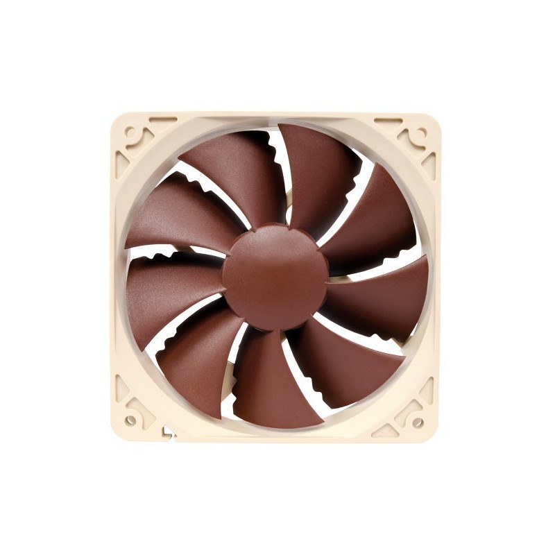 Noctua NF-P12 PWM sistema di raffreddamento per computer Case per computer Ventilatore 12 cm Marrone, Bianco 1 pz