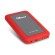 Hamlet USB 3.0 Mirror Disk box esterno per hard disk SATA 2,5'' rosso