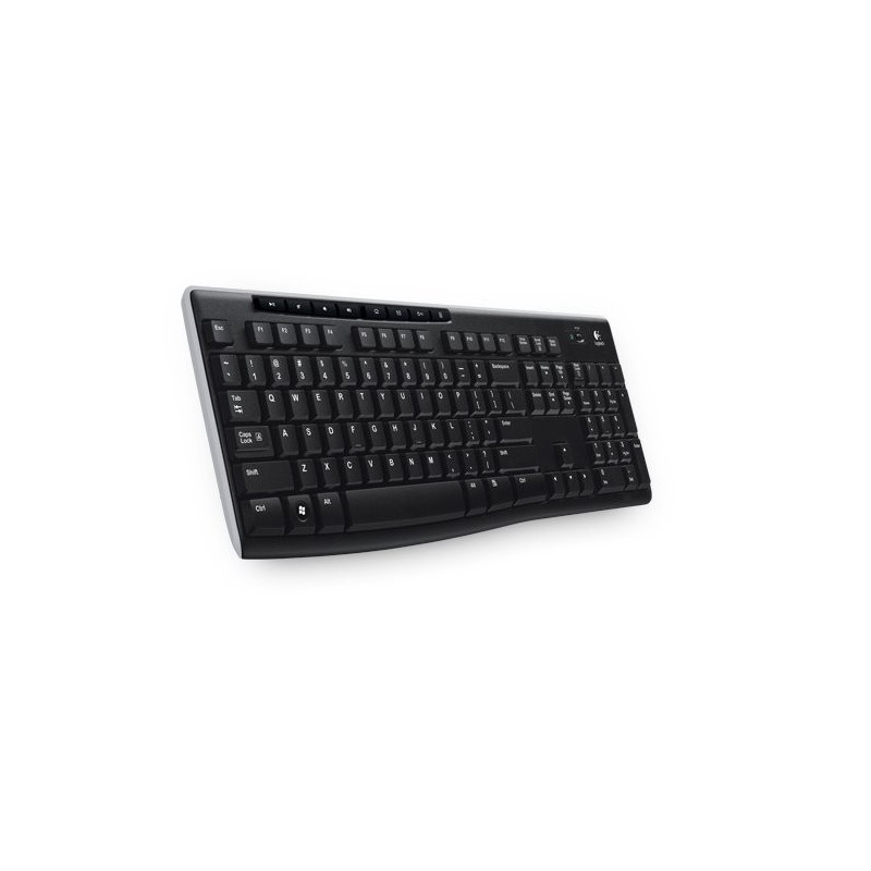 Logitech Wireless Keyboard K270 tastiera RF Wireless QWERTZ Tedesco Nero