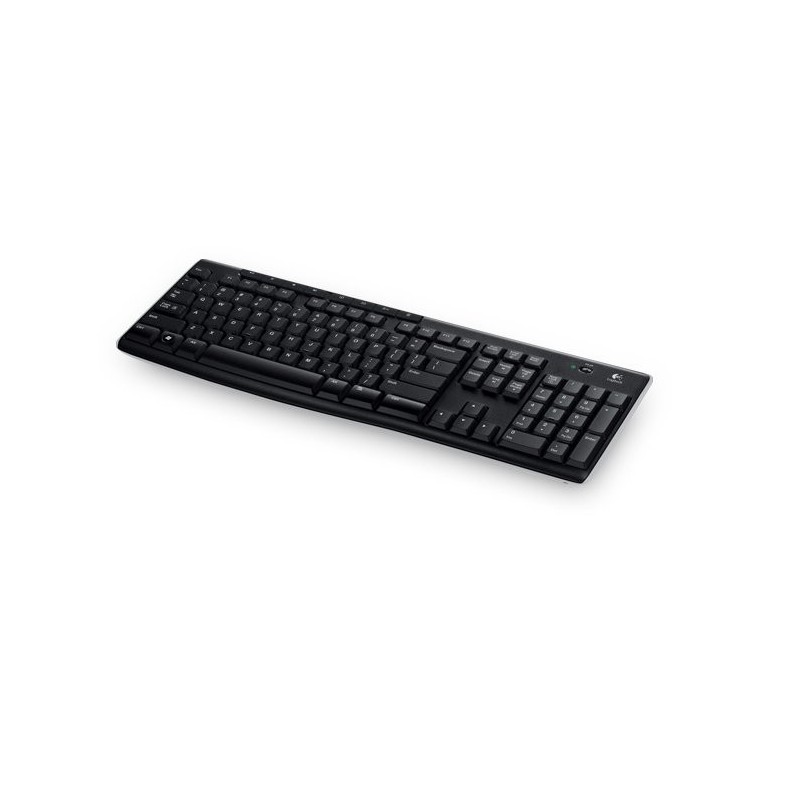 Logitech Wireless Keyboard K270 tastiera RF Wireless QWERTZ Tedesco Nero