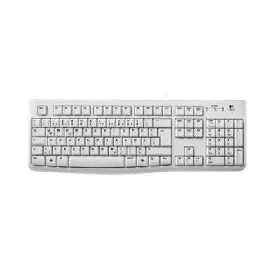 Logitech Keyboard K120 for Business tastiera USB QWERTZ Tedesco Bianco