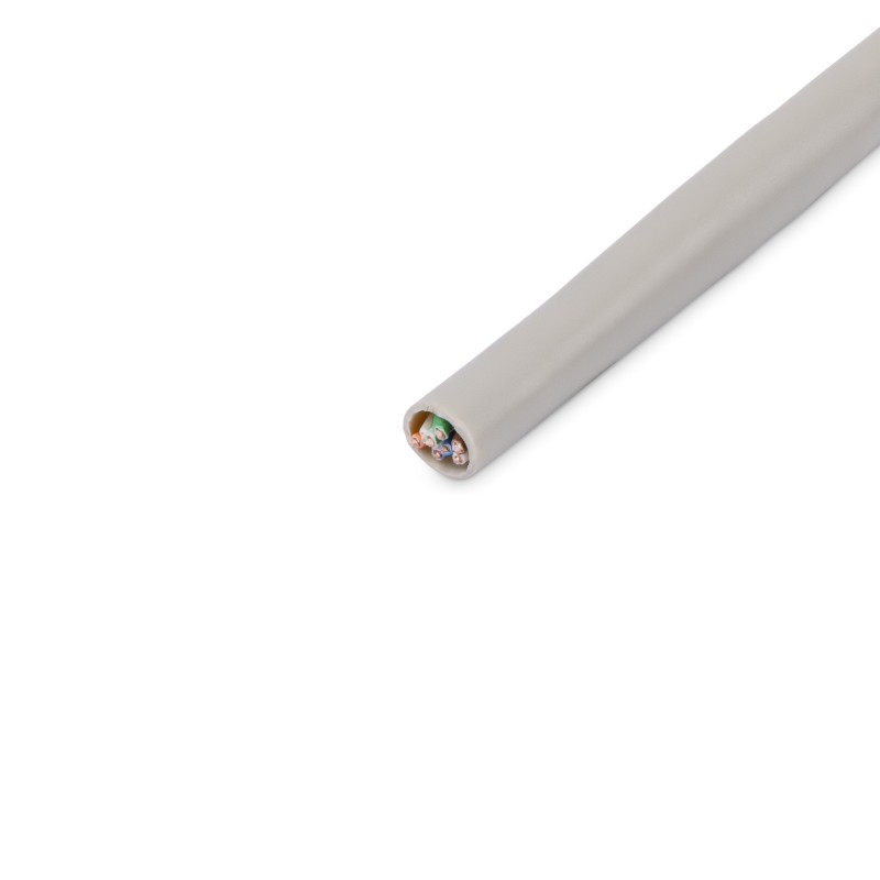 StarTech.com Matassa cavi di rete Cat5e - Rotolo in serie di cavi UTP solidi CMR Cat5e, 304,8 m colore grigio