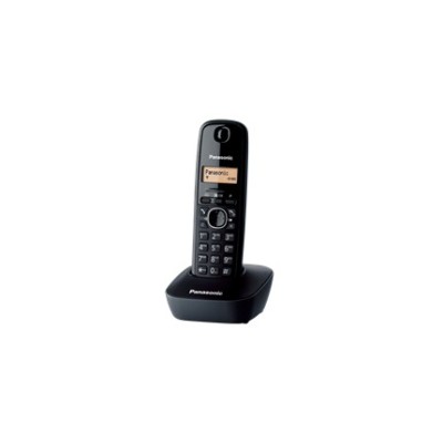 Panasonic KX-TG1611 telefono Telefono DECT Identificatore di chiamata Nero