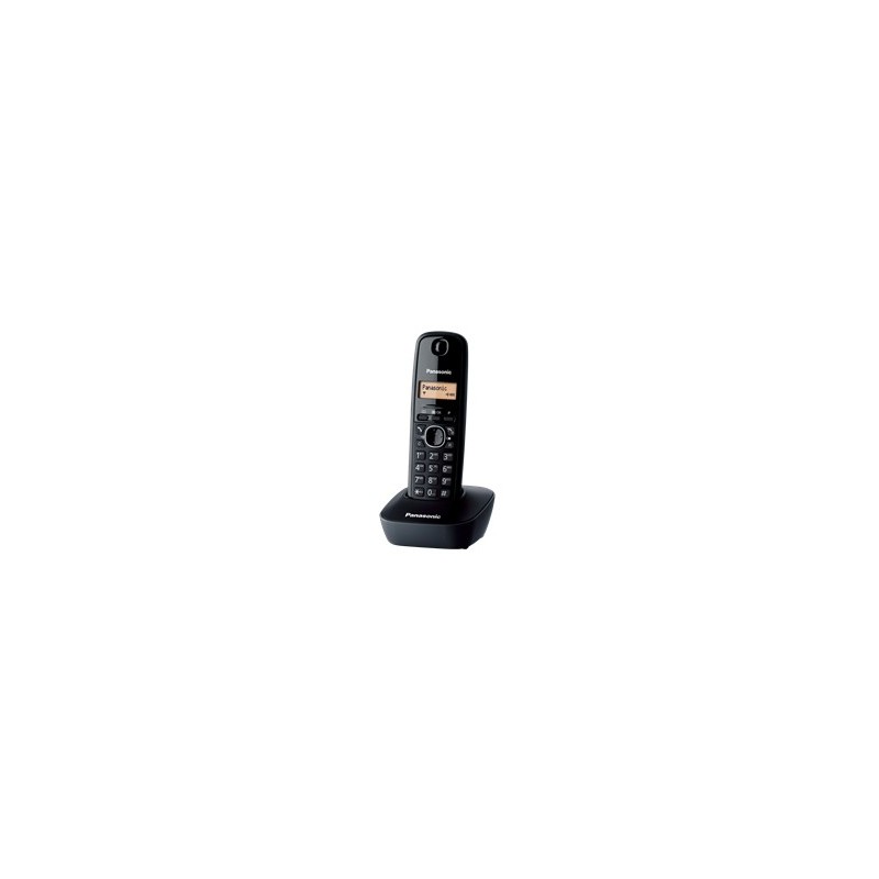 Panasonic KX-TG1611 telefono Telefono DECT Identificatore di chiamata Nero