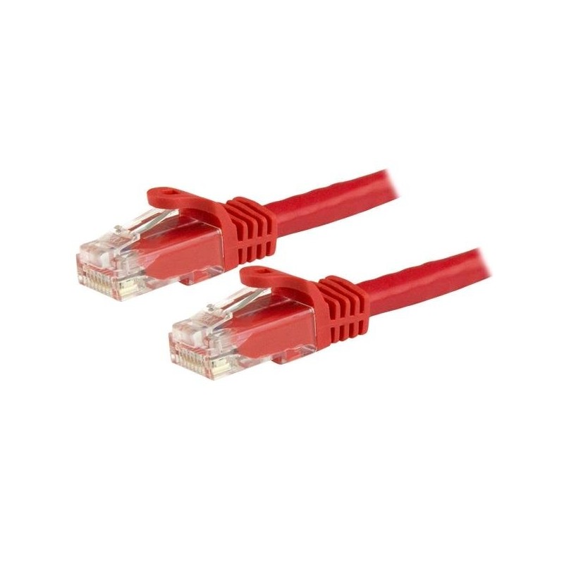 StarTech.com Cavo patch antigroviglio UTP RJ45 Cat6 Gigabit 15 m rosso - Cavo patch 15 m