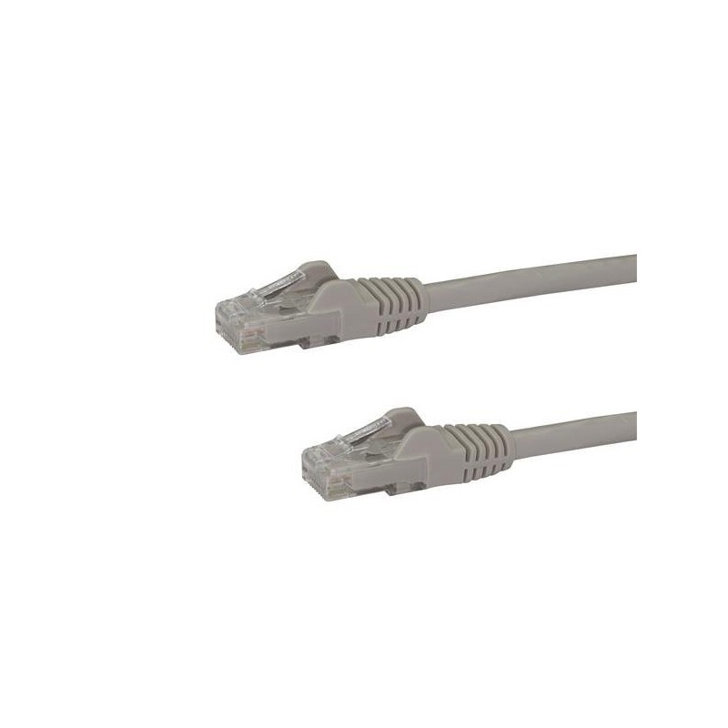 StarTech.com Cavo patch antigroviglio UTP RJ45 Cat6 Gigabit 15 m grigio - Cavo patch 15 m