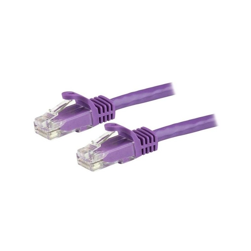 StarTech.com N6PATC15MPL cavo di rete Viola 15 m Cat6 U UTP (UTP)