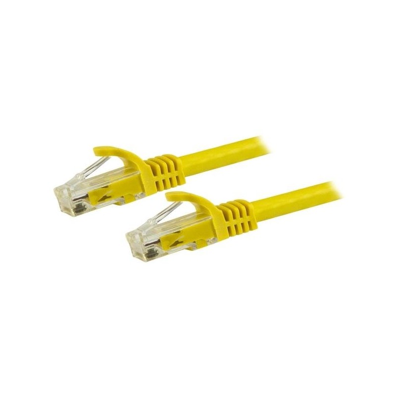 StarTech.com N6PATC15MYL cavo di rete Giallo 15 m Cat6 U UTP (UTP)