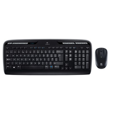 Logitech Wireless Combo MK330 tastiera Mouse incluso USB QWERTY US International Nero