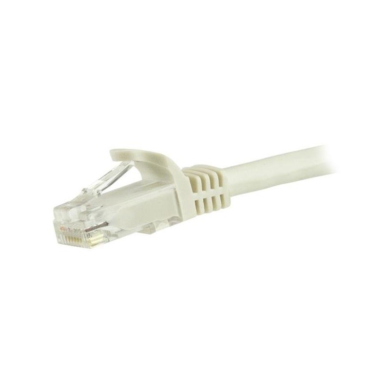 StarTech.com Cavo patch antigroviglio UTP RJ45 Cat6 Gigabit 15 m bianco - Cavo patch 15 m