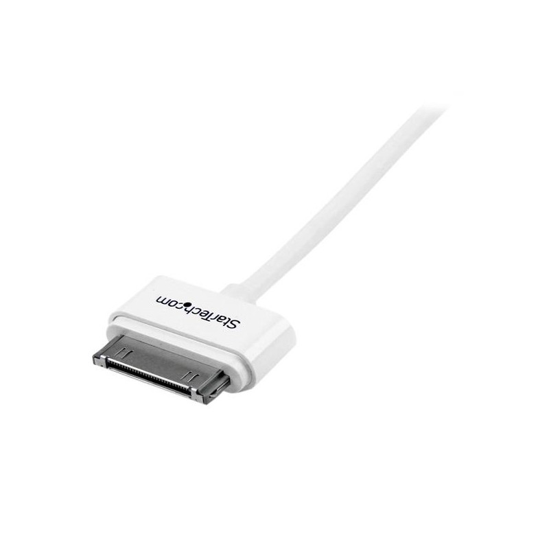 StarTech.com Cavo connettore dock Apple 30 pin da 1 m a USB per iPhone   iPod   iPad con connettore a gradino