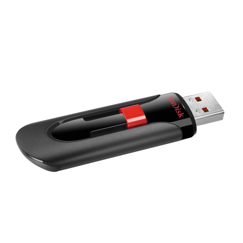 SanDisk Cruzer Glide unità flash USB 32 GB USB tipo A 2.0 Nero, Rosso