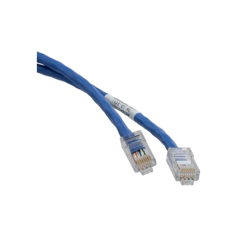 Panduit NetKey, Cat6, 2m cavo di rete Blu U UTP (UTP)