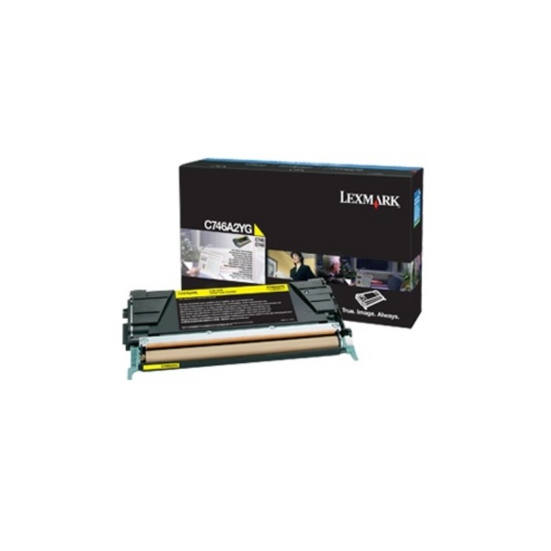 Lexmark C746A3YG cartuccia toner 1 pz Originale Giallo