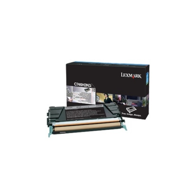 Lexmark C746H3KG cartuccia toner 1 pz Originale Nero