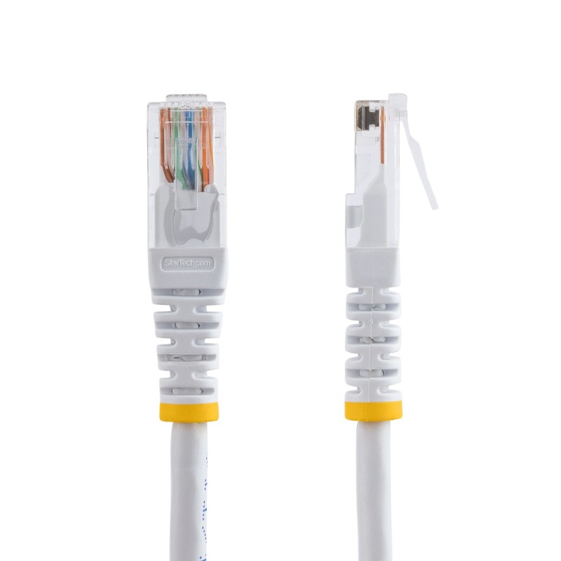 StarTech.com Cavo patch UTP Cat5e RJ45 modellato bianco da 15 m Cat 5e - Cavo patch da 15 m