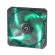 BitFenix Spectre Pro LED Green 140mm Case per computer Ventilatore 14 cm Verde, Trasparente