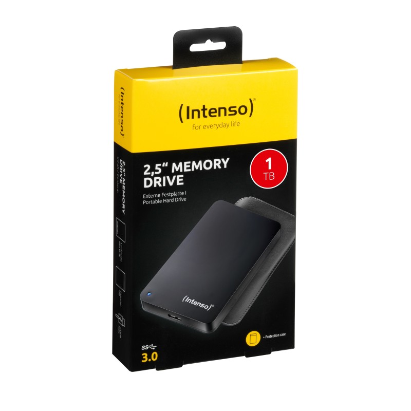 Intenso Memory Drive, 1TB disco rigido esterno Nero