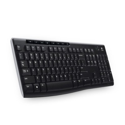 Logitech Wireless Keyboard K270 tastiera RF Wireless QWERTY US International Nero