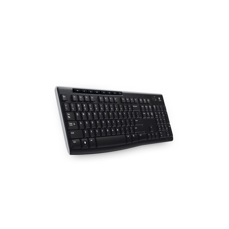 Logitech Wireless Keyboard K270 tastiera RF Wireless QWERTY US International Nero