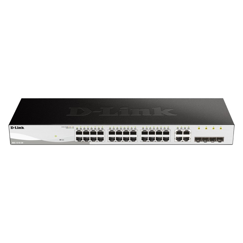 D-Link DGS-1210-28 switch di rete Gestito L2 L2+ 1U Nero